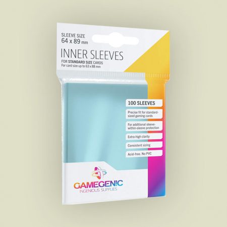 خرید بازی GameGenic Inner Sleeves (64 * 89) - Standard Size Card